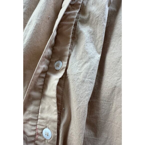 Tuckernuck Royal Shirt Dress in Khaki Women's XL RUNS SMALL - Picture 5 of 6